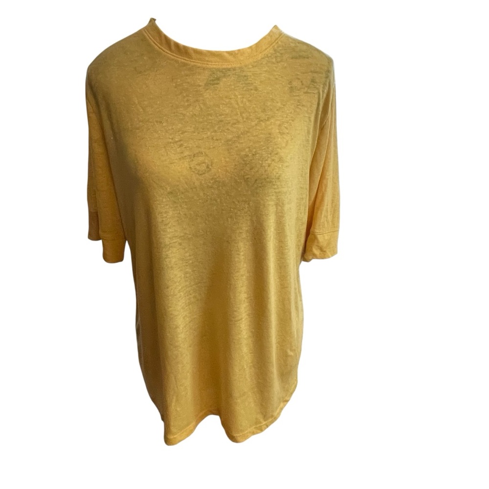 Ava & Viv Yellow Short Sleeve Tee